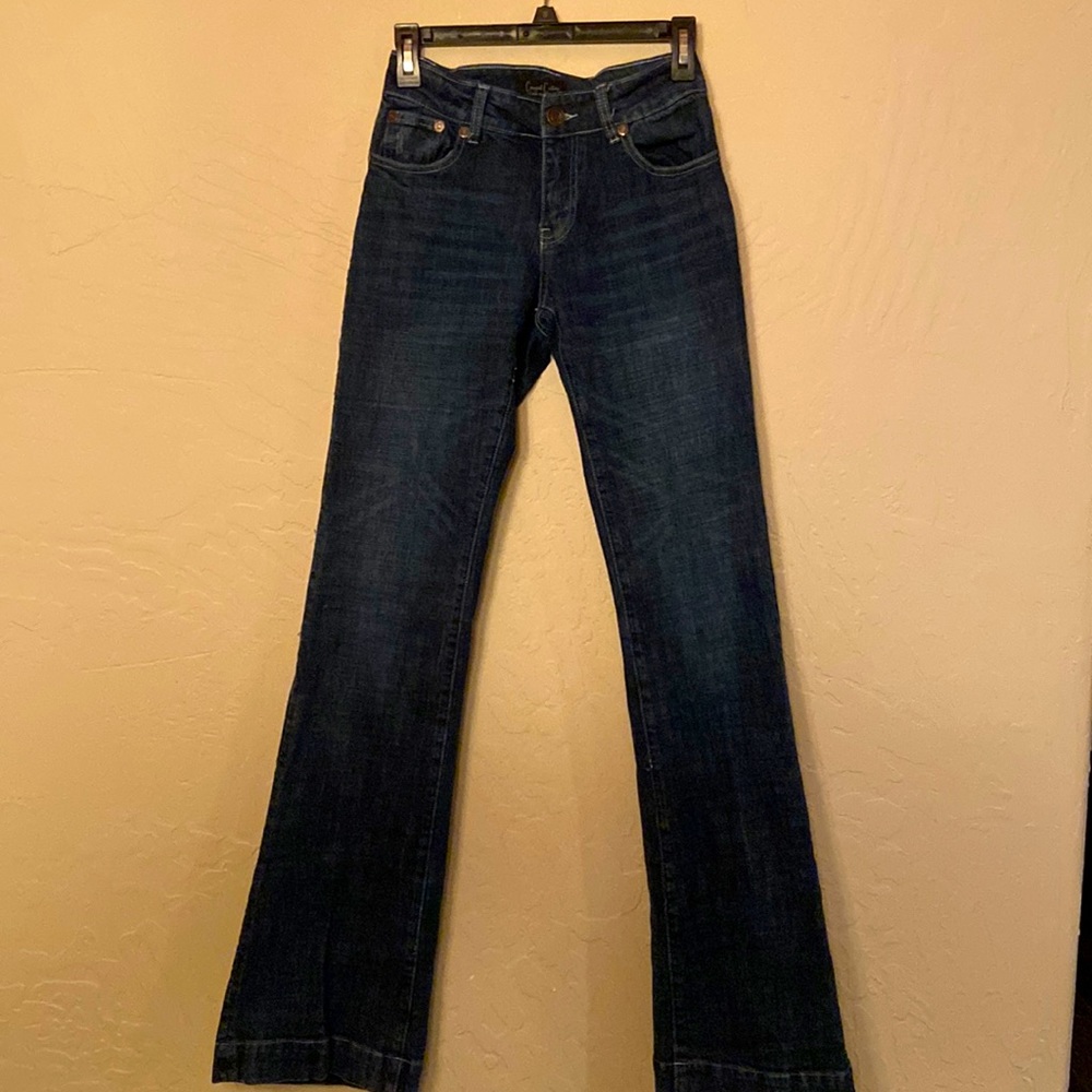 Cowgirl Couture Signature Series Wide Leg dark wash jeans size 24- brand new